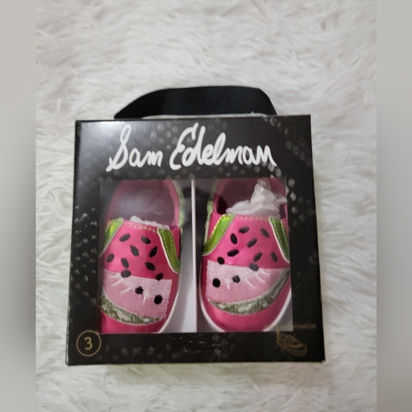 Sam Edelman Baby Blane Watermelon Shoes for Girls - Picture 6 of 13